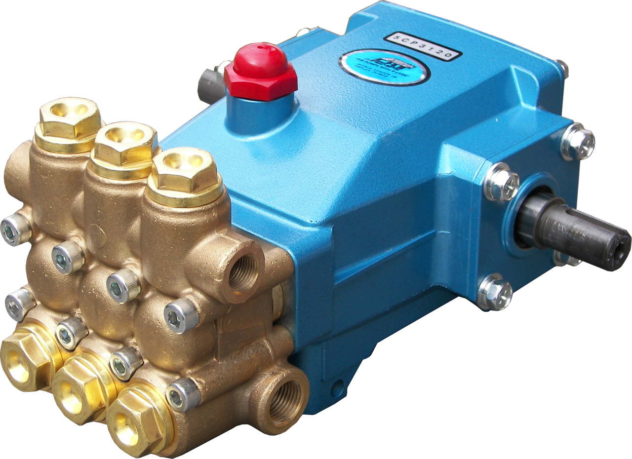 CAT 5CP3120 Plumbed Pump with Gear Reducer 4.5 GPM 3500 PSI
