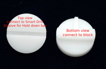 Smart Drill Adaptor, for newer Nidek or Santinelli blocking typically on systems 9000 , Lex1000, LE1000, and ME1000 and newer, one piece (half of pair) Typically sold as pairs so order two pieces. Smart Drill Adaptor, for newer Nidek or Santinelli blocking typically on systems 9000 , Lex1000, LE1000, and ME1000 and newer, one piece (half of pair) Typically sold as pairs so order two pieces.
