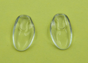 Image of a pair of NP653 nose pads
Replacement Silhouette nose pads made from Premium grade semi-soft and flexible PVC this nose pad measures about 13mm long by 7.5mm wide and 2.2mm think Shape is “D” fit there are Left and Right side pads. The mount is a unique Silhouette design using wire bent into a teardrop shape. The bent wire is inserted into the top end of the nose pad. These nose pads were designed to replace the original Silhouette nose pads that are very hard. This product also fits some Adidas frames a Silhouette line. Packaged and sold 10 pair bags. Image of a pair of NP653 nose pads
Replacement Silhouette nose pads made from Premium grade semi-soft and flexible PVC this nose pad measures about 13mm long by 7.5mm wide and 2.2mm think Shape is “D” fit there are Left and Right side pads. The mount is a unique Silhouette design using wire bent into a teardrop shape. The bent wire is inserted into the top end of the nose pad. These nose pads were designed to replace the original Silhouette nose pads that are very hard. This product also fits some Adidas frames a Silhouette line. Packaged and sold 10 pair bags.