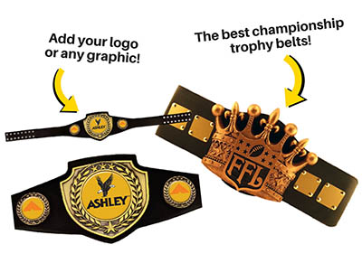 Golf, Championship Belt, Trophy, Award, Perpetual, Personalized, Fully  Customizable Engraved 