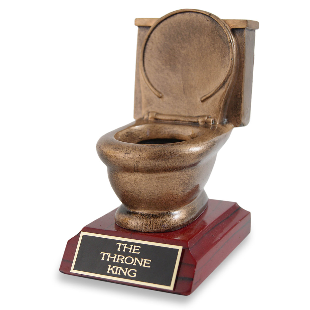 Golden Toilet Trophy Far Out Awards