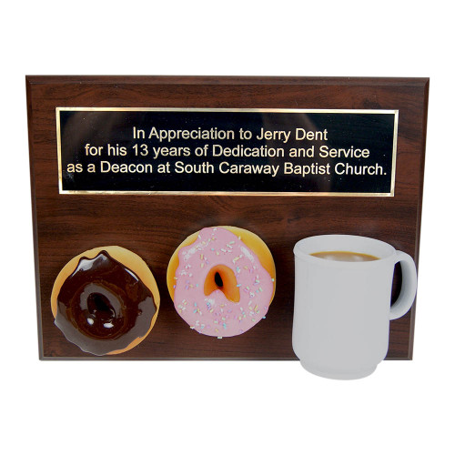 Coffee and Donut Plauqe