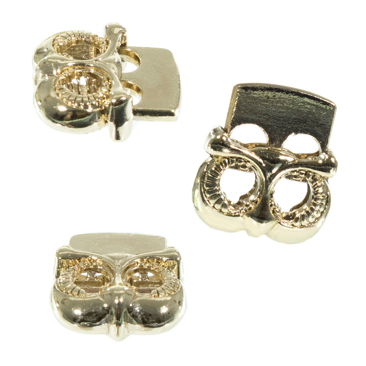 Paracord Planet - Metal Gold Tone Owl Cord Lock