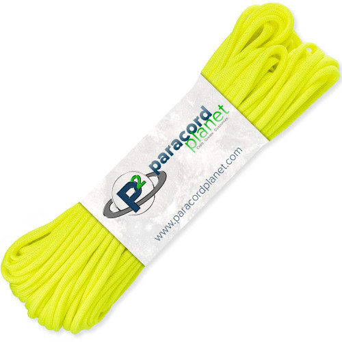 paracord planet neon yellow 550 paracord