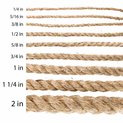 Rope Thickness Chart