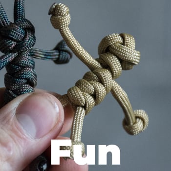  MONOBIN Micro Paracord Kit with Paracord Instructions