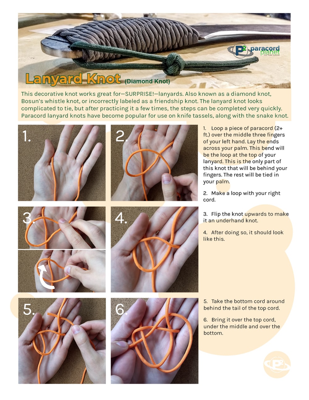 Lanyard Knot page 1