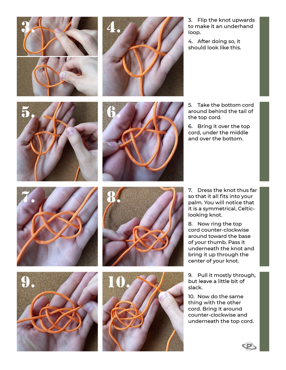 Paracordists MiBSAR ranger beads - how to the tie fixed knot 