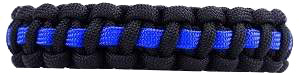 Thin Blue Line Paracord Bracelet