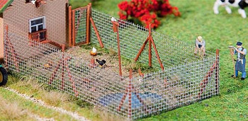 FALLER 180414 Wire Mesh Fence with Poles 00/HO FALLER 180414 Wire Mesh Fence with Poles 00/HO