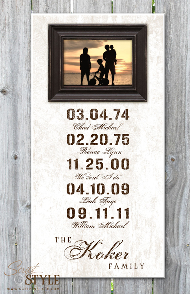 personalized-special-dates-picture-frame-from-script-style