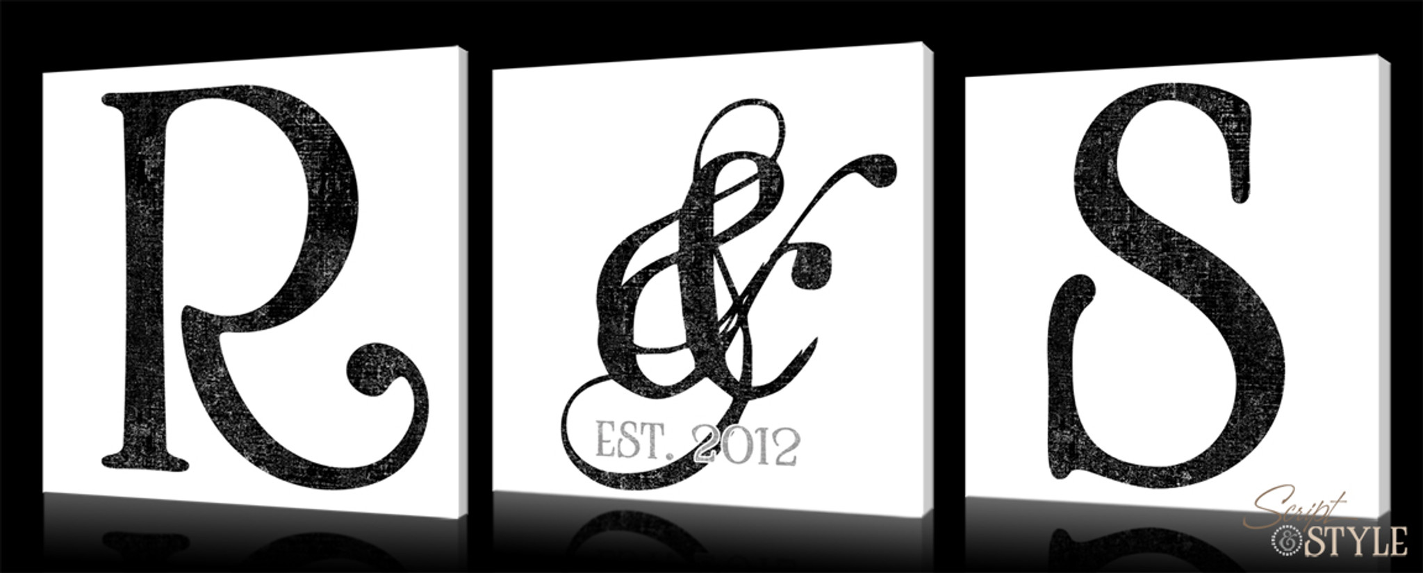3 piece monogram canvas