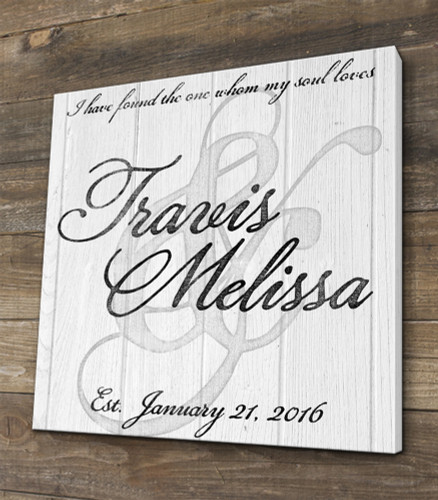 family name wedding sign