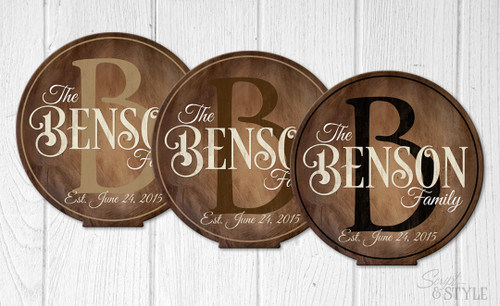 Personalized family established sign