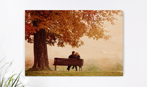 picture printed on wood