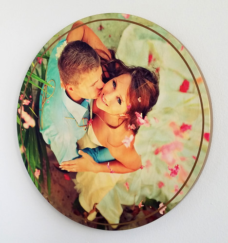 Print photograph on wood