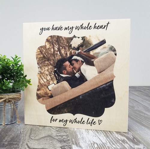 Wood photo prints