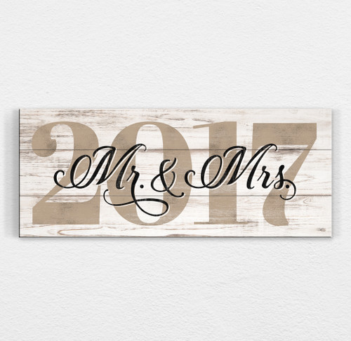 wood wedding gift