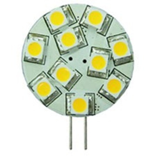 G4 LED Bulb, side pins, 12 volt - 24 Volt (10-30vdc), BLUE LEDs G4 LED Bulb, side pins, 12 volt - 24 Volt (10-30vdc), BLUE LEDs