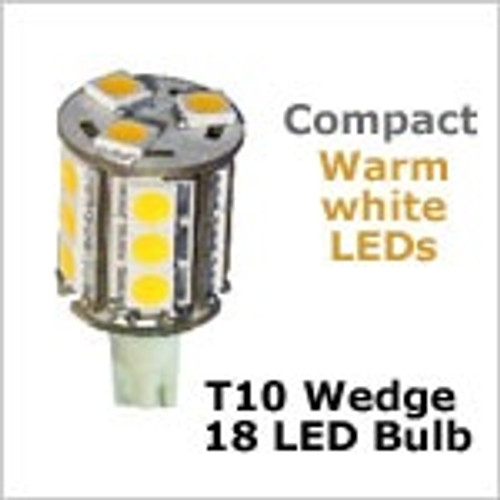 Compact Tower Wedge LED Bulb, 18 SMD Compact Tower Wedge LED Bulb, 18 SMD