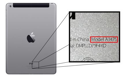 Identify your iPad model