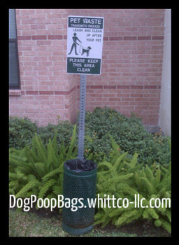 Pet - Dog station trash can Receptacle bags (PWS24325K) Pet - Dog station trash can Receptacle bags (PWS24325K)