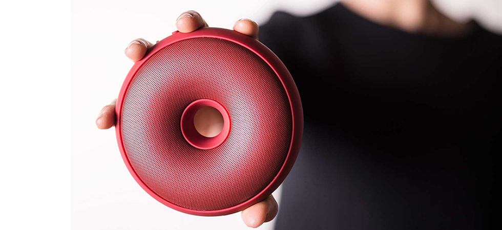 Bluetooth Speaker Lexon Hoop Red
