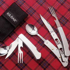 KABAR Knives 1300 Hobo Knife/Fork/Spoon Diner Set Cutlery Shoppe