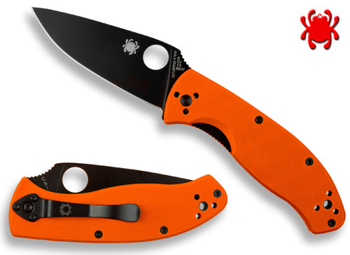 SPYDERCO C122GPBOR ORANGE G-10 TENACIOUS. CUTLERY SHOPPE EXCLUSIVE SPYDERCO C122GPBOR ORANGE G-10 TENACIOUS. CUTLERY SHOPPE EXCLUSIVE