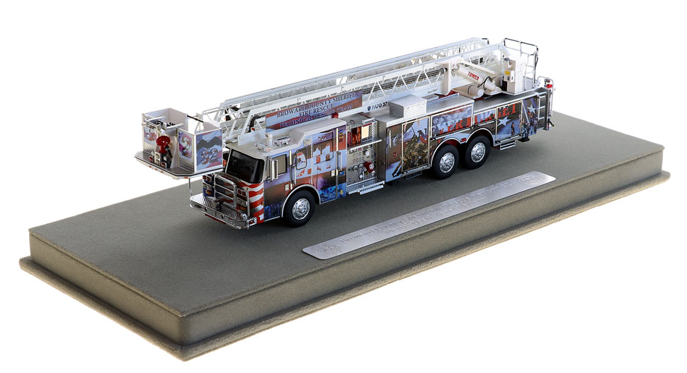 Truck 32 includes a fully custom display case.