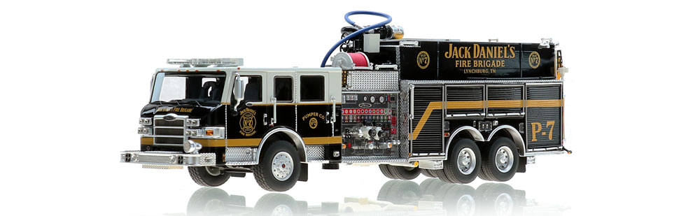 Jack Daniel's Fire Brigade P-7 Scale Model boasts 423 parts