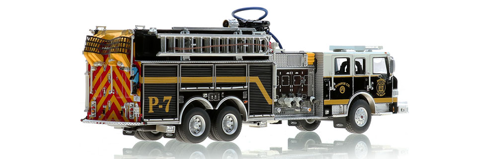 Jack Daniel's Fire Brigade P-7 Scale Model is 100% Genuine