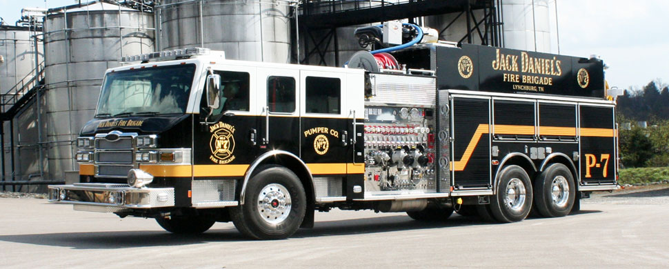 Jack Daniel's Fire Brigade P-7 Real Truck