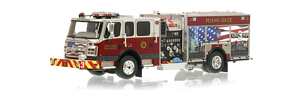 Miami-Dade Engine 3 is hand-crafted using nearly 400 parts.