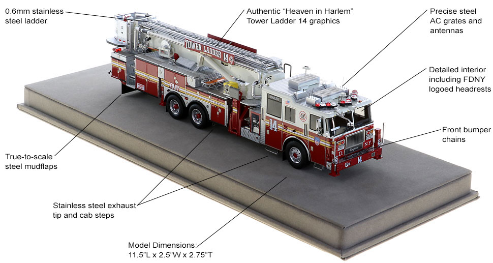 Order your FDNY Tower Ladder 14 today!