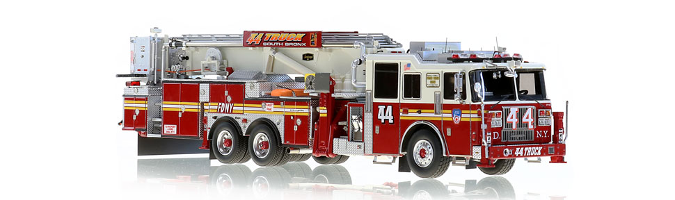 FDNY Tower Ladder 44 scale model for South Bronx