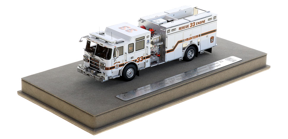 Kentland Rescue Engine 33 includes a fully custom display case