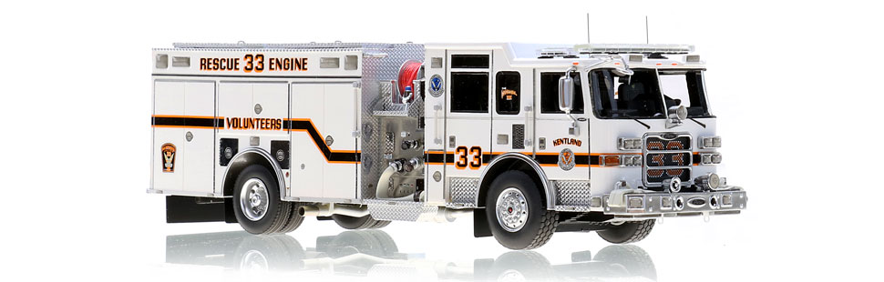Kentland Rescue Engine 33 is hand-crafted using over 500 parts