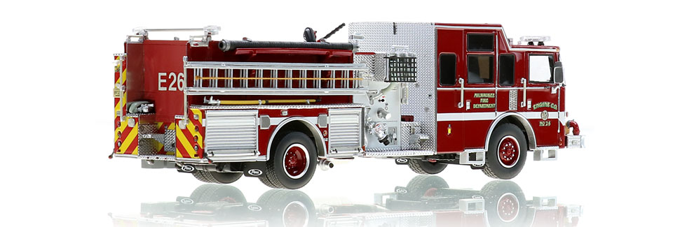 Milwaukee Engine 26 features 1:50 scale precision