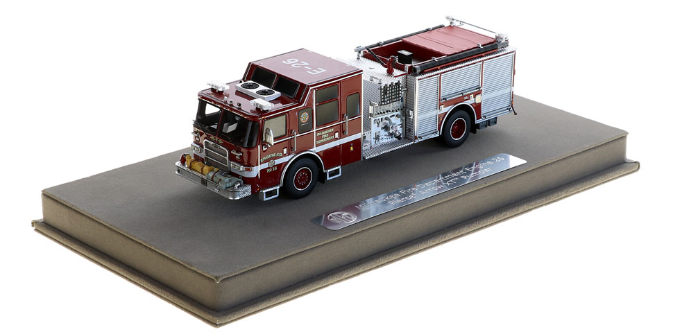 Milwaukee Engine 26 includes a fully custom display case.