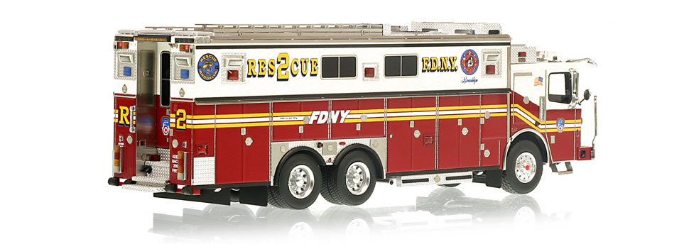 Authentic to FDNY Rescue 2 Ferrara Heavy Rescue