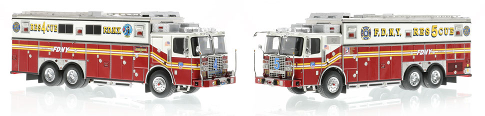 Complete your FDNY Collection with Rescues 4 & 5! Complete your FDNY Collection with Rescues 4 & 5!