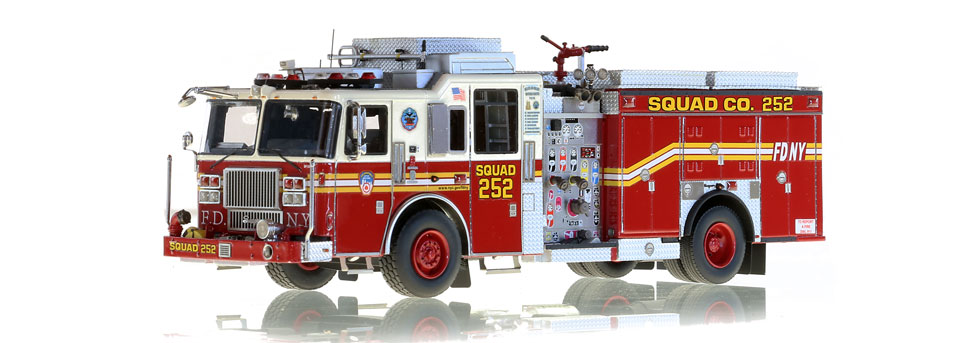 Honoring Brooklyn's Bravest - Squad 252 scale model