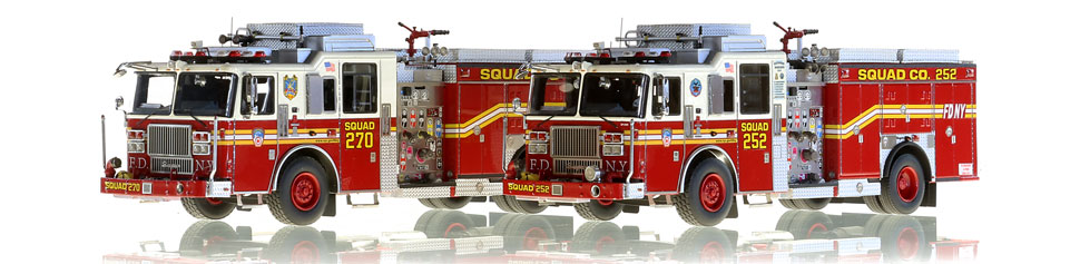 For the elite collector, FDNY Squads 252 and 270 For the elite collector, FDNY Squads 252 and 270