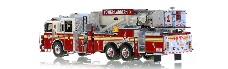 Production of FDNY Tower Ladder 1 is limited to 125 units.
