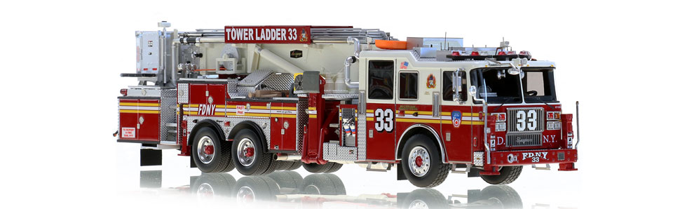 Museum grade FDNY Tower Ladder 33