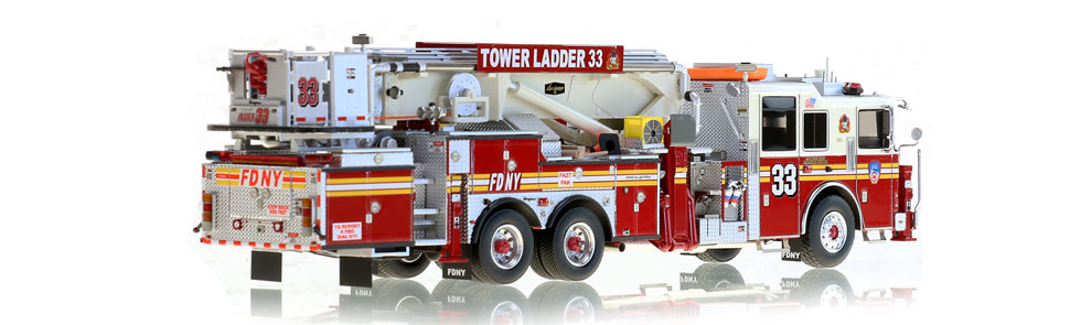 Production of FDNY Tower Ladder 33 is limited to 125 units.
