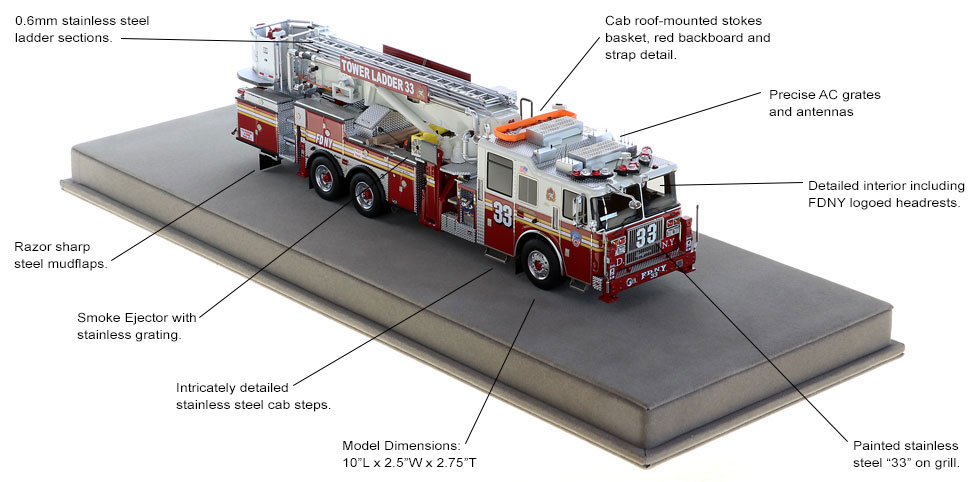 Order your FDNY Tower Ladder 33 today!