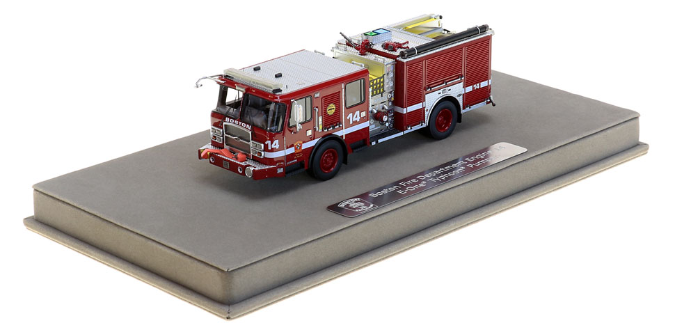 Boston E14 includes a fully custom display case.