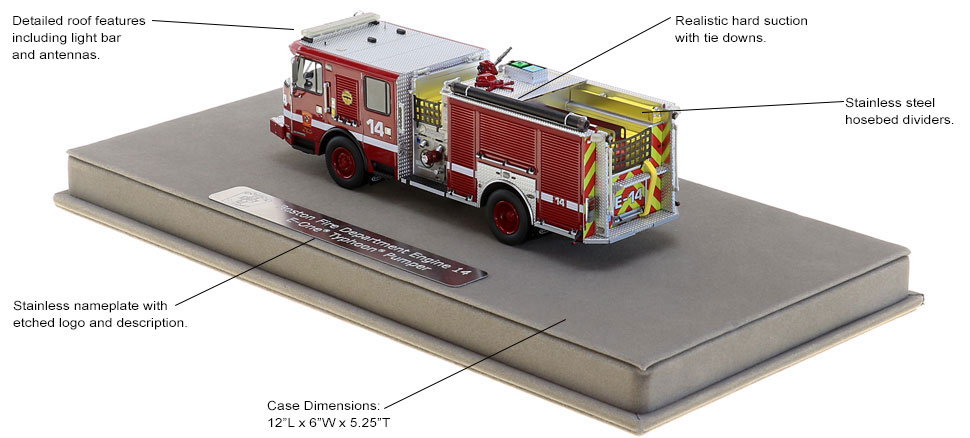 Boston Engine 14 features authentic details